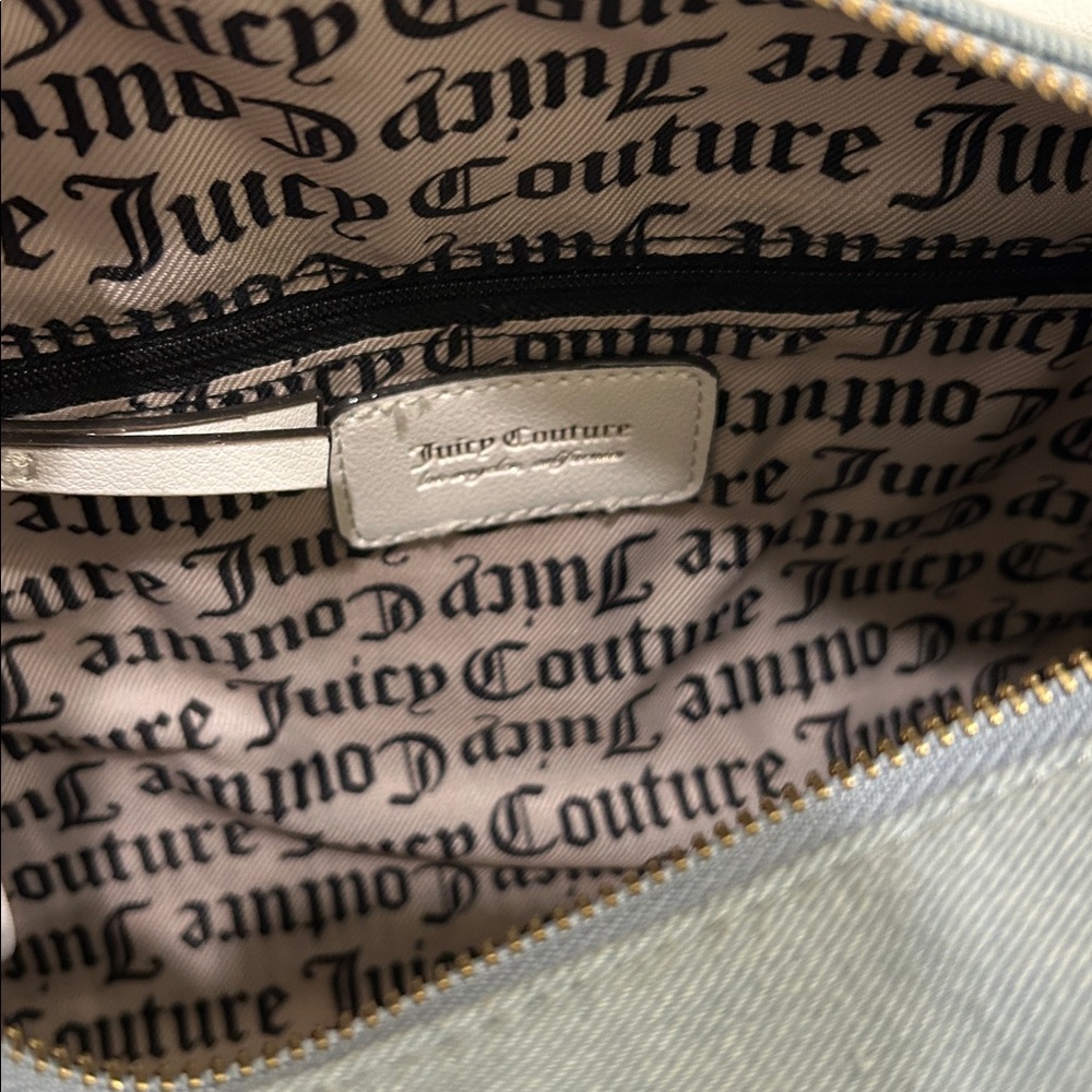 Juicy Couture Light Blue and White Studded Satchel - Picture 12 of 13